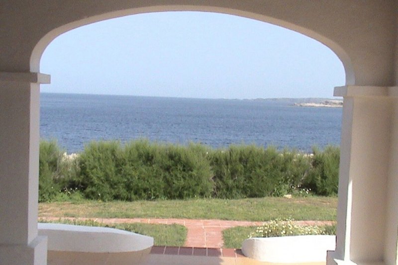 Beautiful views from the terrace of the Rocas Marinas 1 apartment.