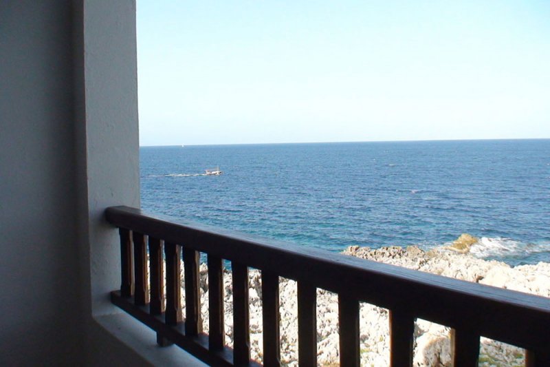 Paisaje del mar desde el apartamento Rocas Marinas 4A.