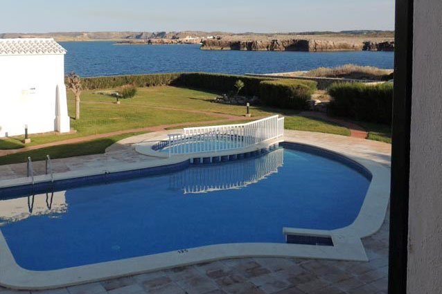 Pool of the apartment complex Rocas Marinas.
