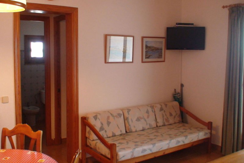 Living room of the Rocas Marinas apartment 4A.