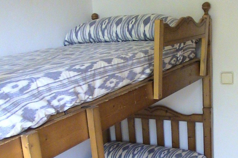 Bunk beds of the Arco Iris 2 bedroom.